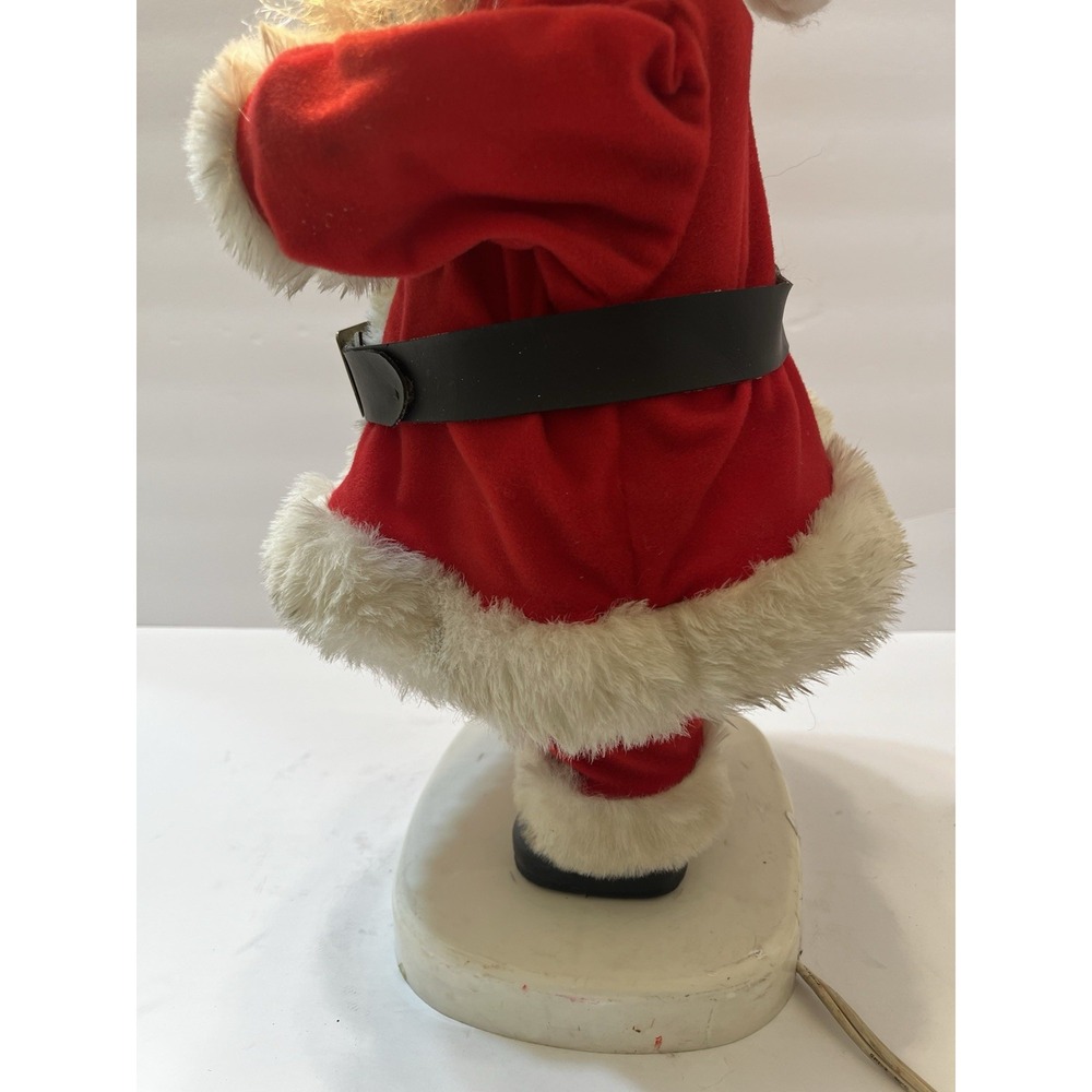 Vintage Christmas Santa's Best Santa Claus Figure Illuminated Candle 20" *Read* - Picture 8 of 16